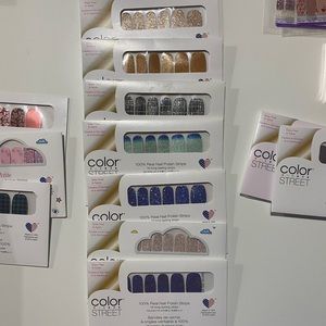 Color Street and Dashing Diva nail strips